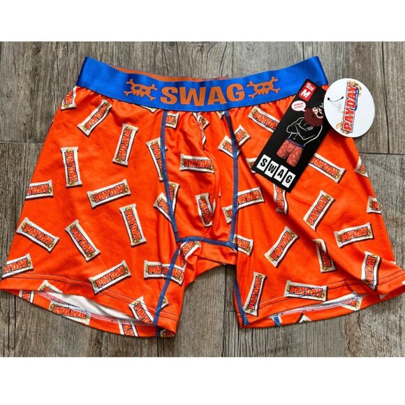 SWAG X HERSEY PAYDAY BAR Candy Boxer Briefs 🍫 Medium - BRAND NEW WITH TAGS - Picture 7 of 9